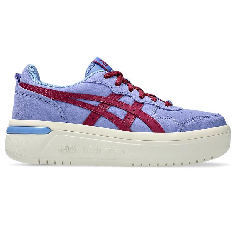 亚瑟士(ASICS)复古篮球风GEL缓震舒适运动休闲女鞋训练健身室内鞋 Periwinkle_Blue/Dried_Berry 37.5