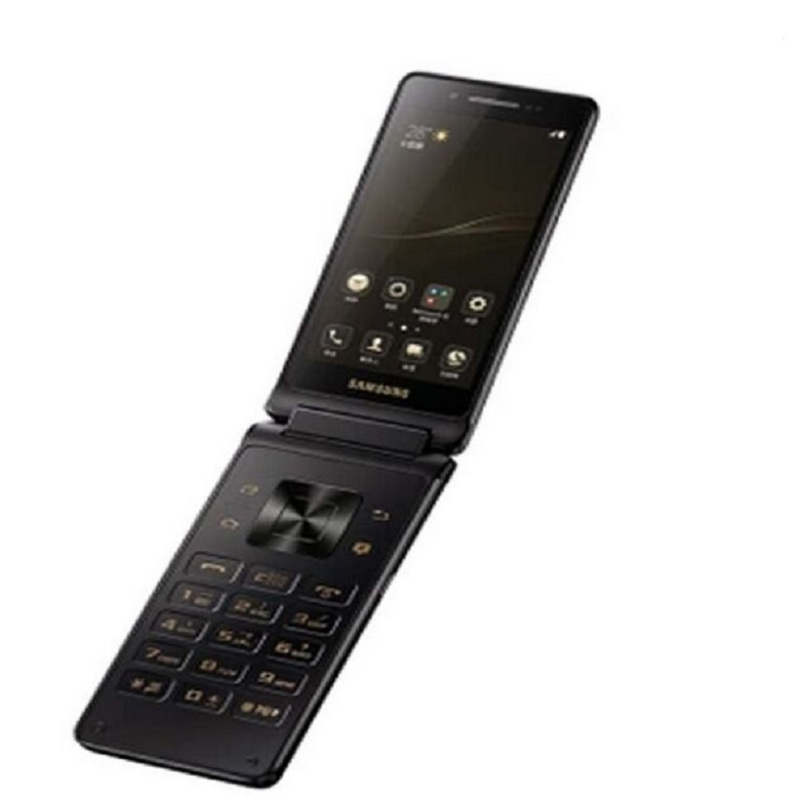 三星samsungsmg9298领世旗舰84gb64gb双屏翻盖移动联通双4g手机臻尚黑