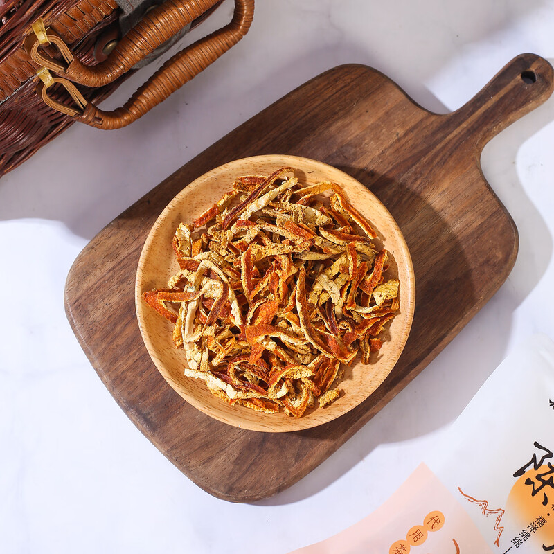 知福陈皮茶新会原产正宗干橘子皮零食花茶泡水 知福陈皮高清大图
