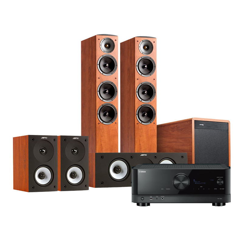 JAMO/尊宝 C607+s62+s622+SUB260+RX-V6A家庭影院客厅电视5.1音箱套装KTV音响