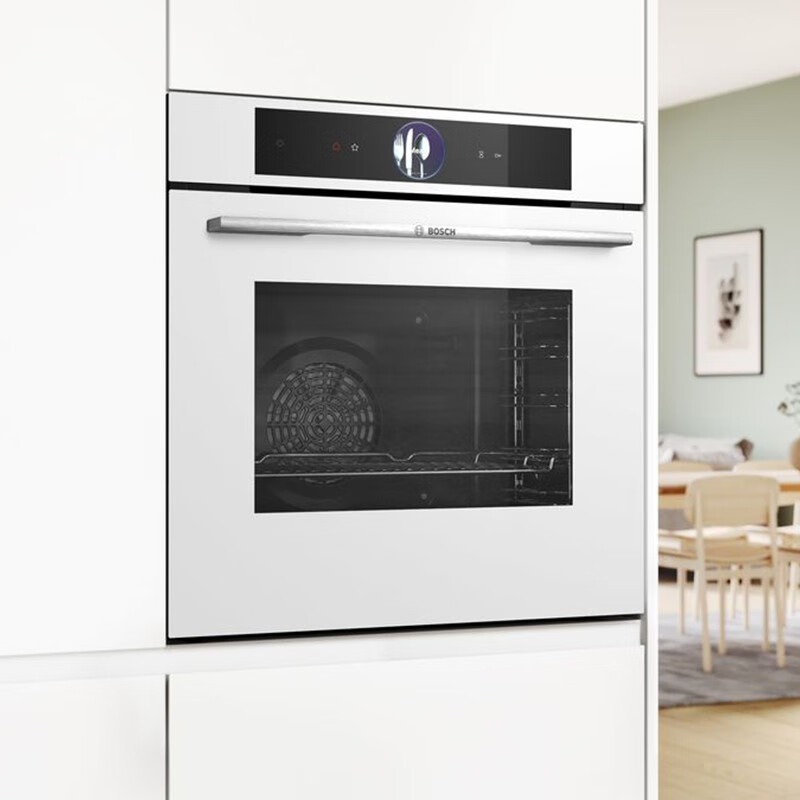 博世(BOSCH)HBG7764W1W 8系 嵌入式烤箱 60 x 60 cm 白色高清大图