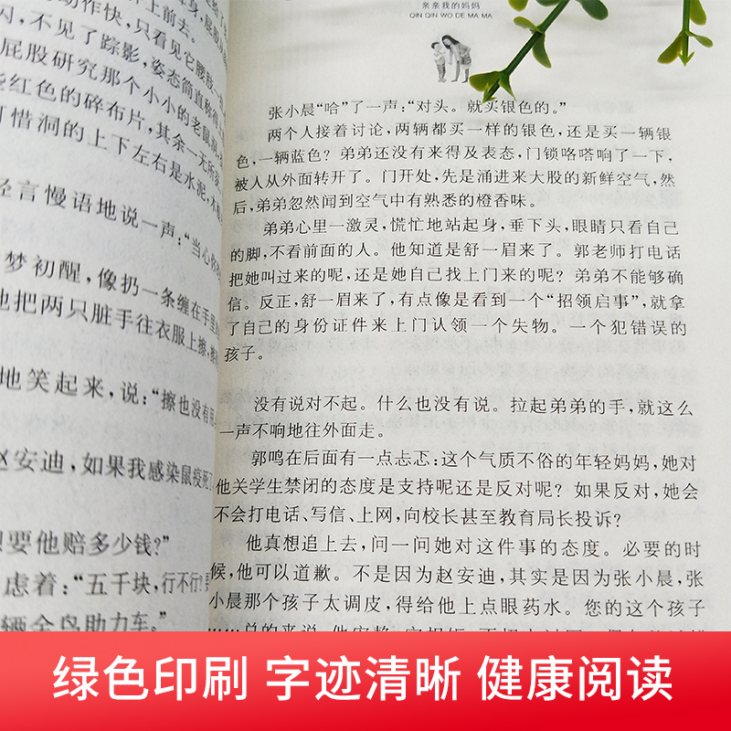 [正版]亲亲我的妈妈黄蓓佳倾情小说系列儿童文学小学 生三四 五六 年级9-10-11-13岁课外阅读考级青少年读物儿童高清大图