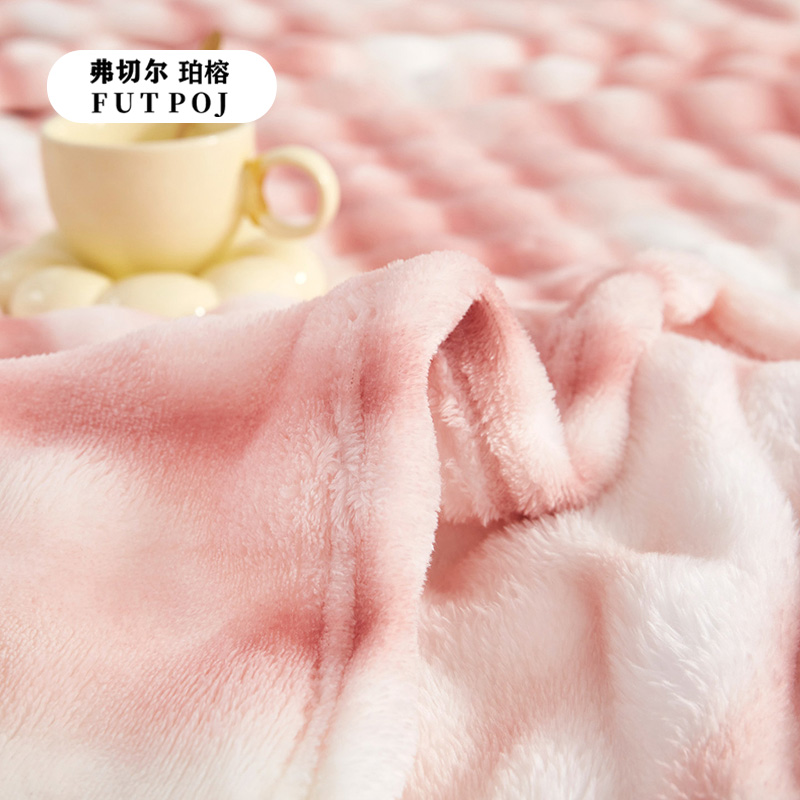 弗切尔珀榕 托斯卡纳兔毛绒炫彩毛毯高清大图