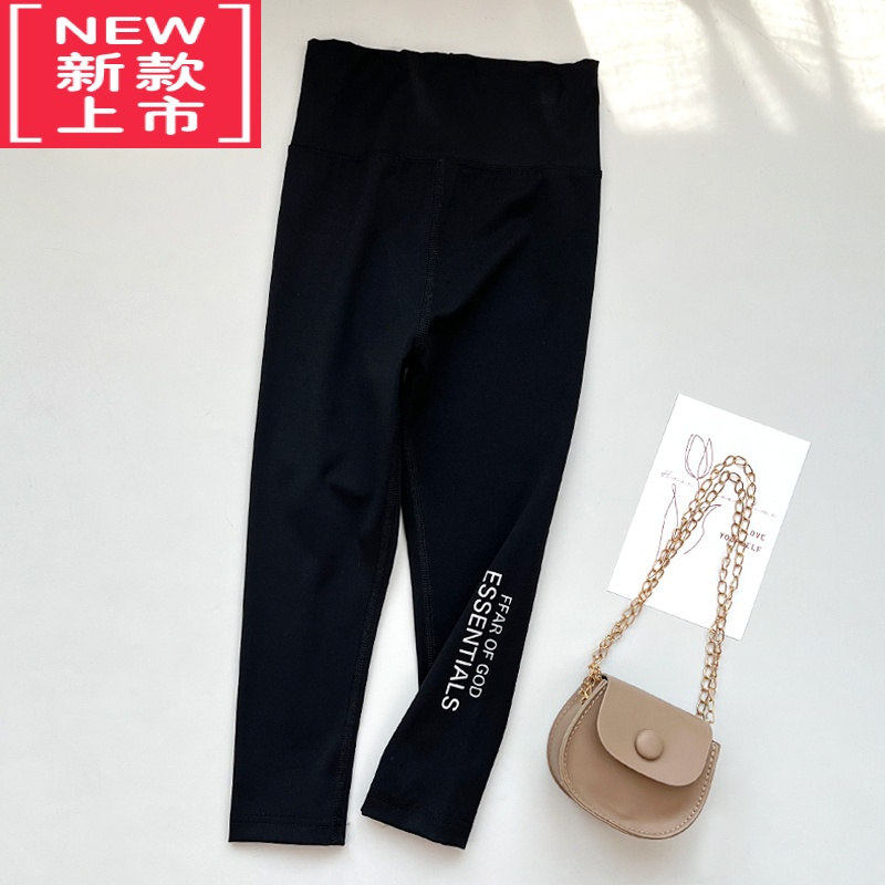 可莉允女童打底裤加绒加厚秋冬外穿洋气鲨鱼裤女宝宝长裤棉裤儿童保暖裤