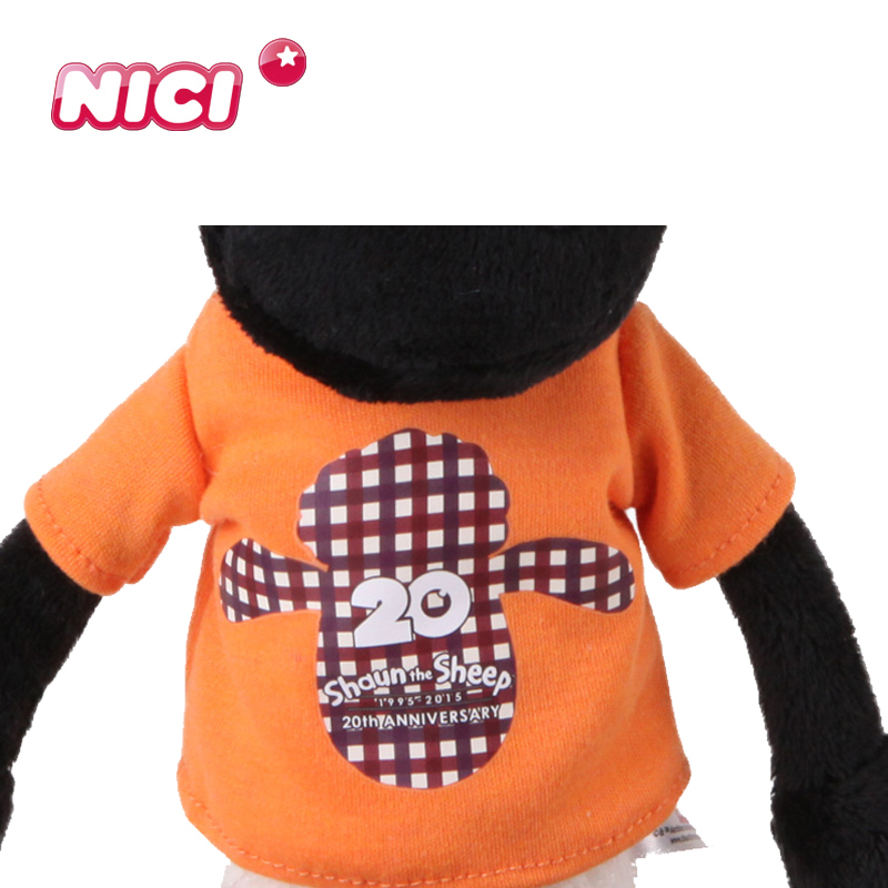 小羊肖恩 NICI 橙色T恤肖恩公仔 88892