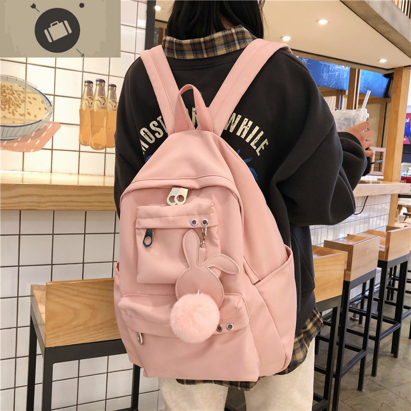 书包女韩版原宿ulzzang高中可爱中学生初中生大学生大容量双肩包艾狄