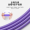 紫色[加粗4管]收藏加购 优先发货 仰卧起坐辅助器材女瘦肚减肥神器多功能绳家用健身瑜伽脚蹬拉力器