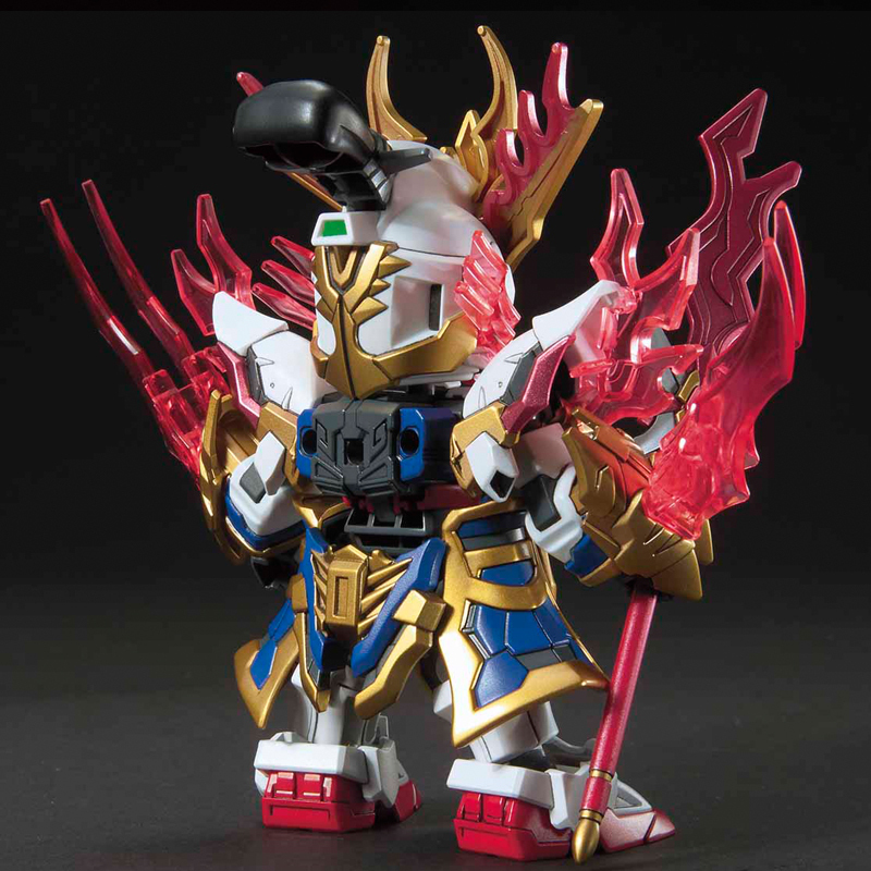 万代bandai三国创杰传张飞神高达600手办模型