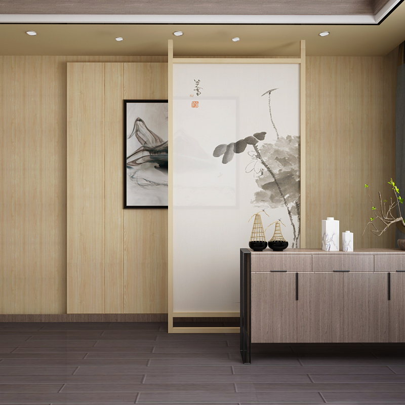 屏风隔断实木客厅酒店移动玄关折屏中式简易现代简约折叠装饰屏风