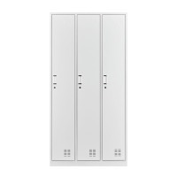 域赢更衣柜员工柜储物柜带锁铁皮柜更衣室衣柜浴室寄存包柜宿舍 三门更衣柜
