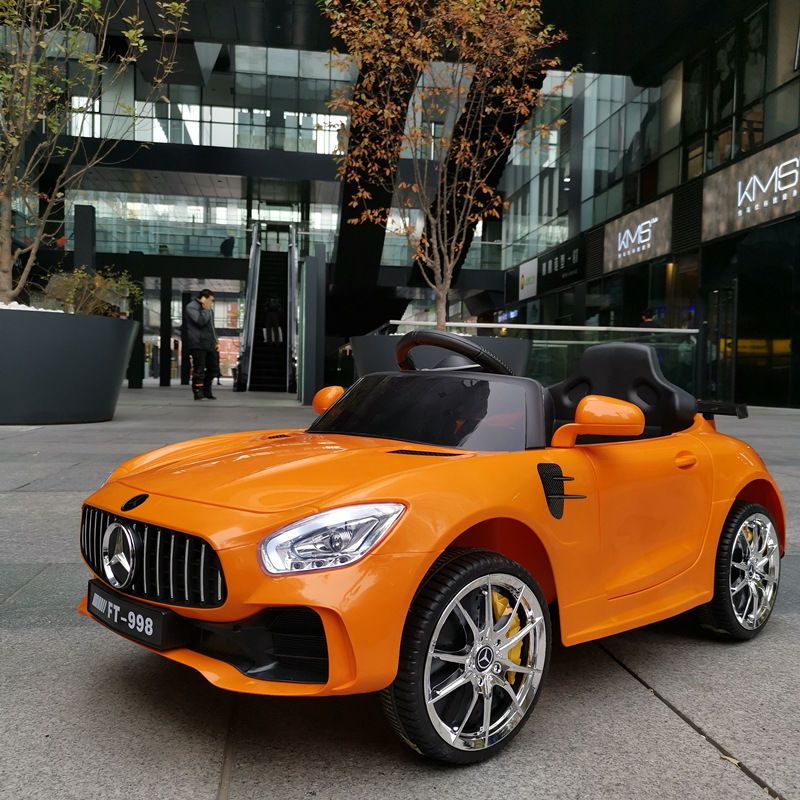 四驱奔驰儿童电动车四轮可坐大人遥控小孩玩具车摇摆儿童电动汽车