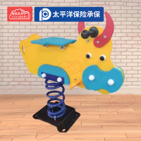 有优贝贝儿童户外游乐玩具乐园摇摇乐卡通弹簧幼儿园摇马玩具卡通PE板小牛