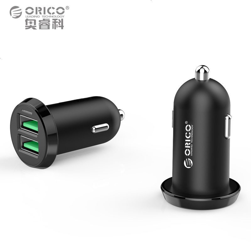 UCE-2U车载充电器一拖二点烟器通用汽车充双USB