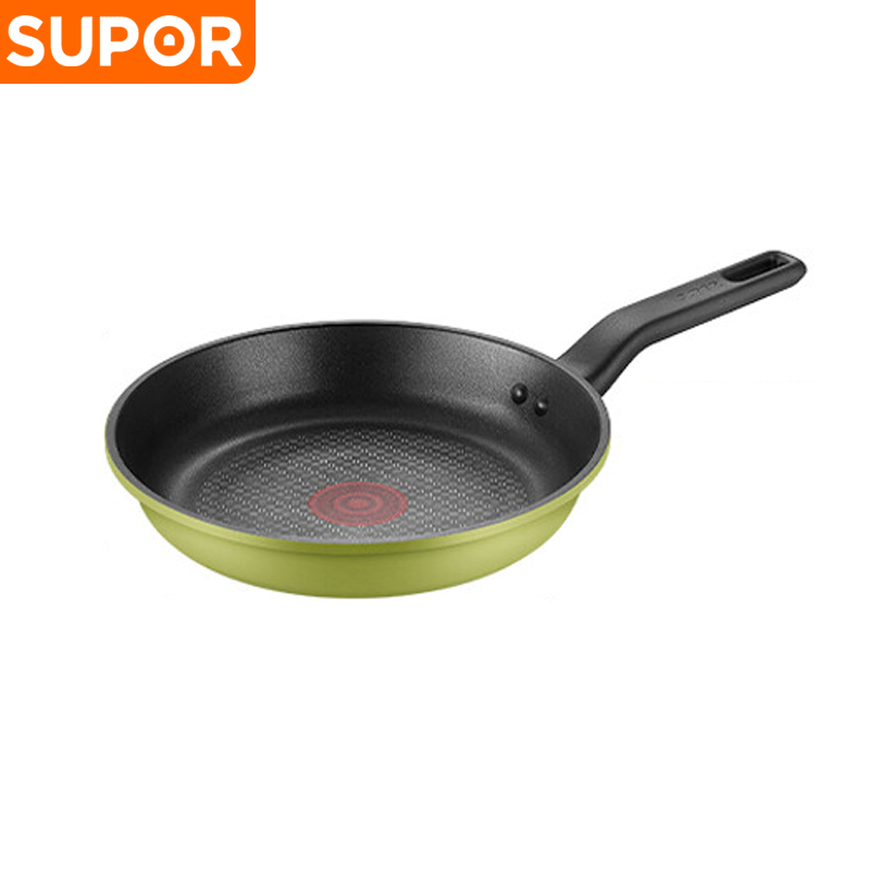 苏泊尔(SUPOR)平底锅不粘锅煎锅火红点牛排锅煎蛋锅家用无油烟早餐锅磁炉通用牛油果绿20cmEJ20TAN01赠硅胶铲高清大图