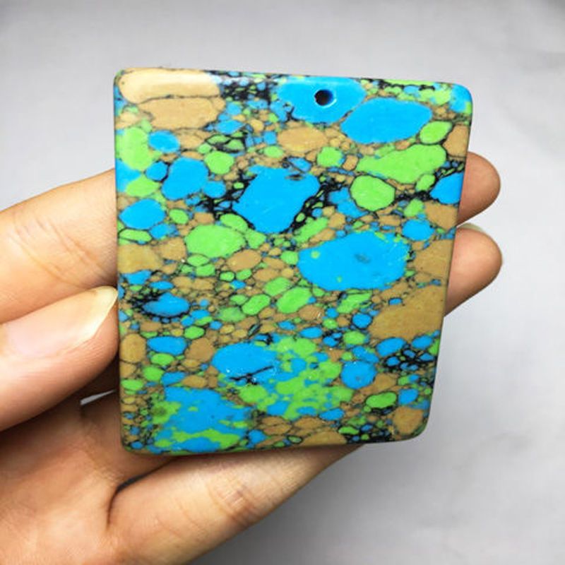 原矿三无唐三彩绿松石无事牌吊坠diy绿松顶珠散珠108佛珠手串配饰无事