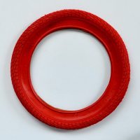 适用彩色14寸折叠车轮胎14X1.95外胎14X2.125内胎/儿童车胎 14X1.95红色外胎