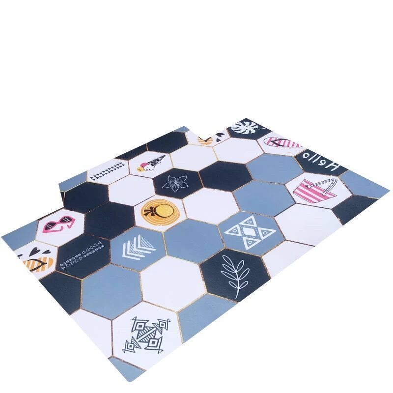 七彩祥云 120*200厘米 [正版]免洗pvc地毯地垫家用客厅入户进门口门垫