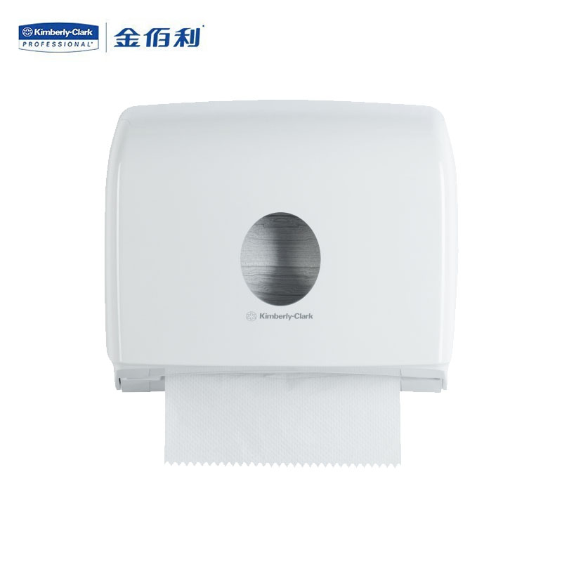 金佰利(Kimberly-Clark) 擦手纸配套纸架 优质ABS工程塑料 结实耐用 70220 白色 1个/箱高清大图