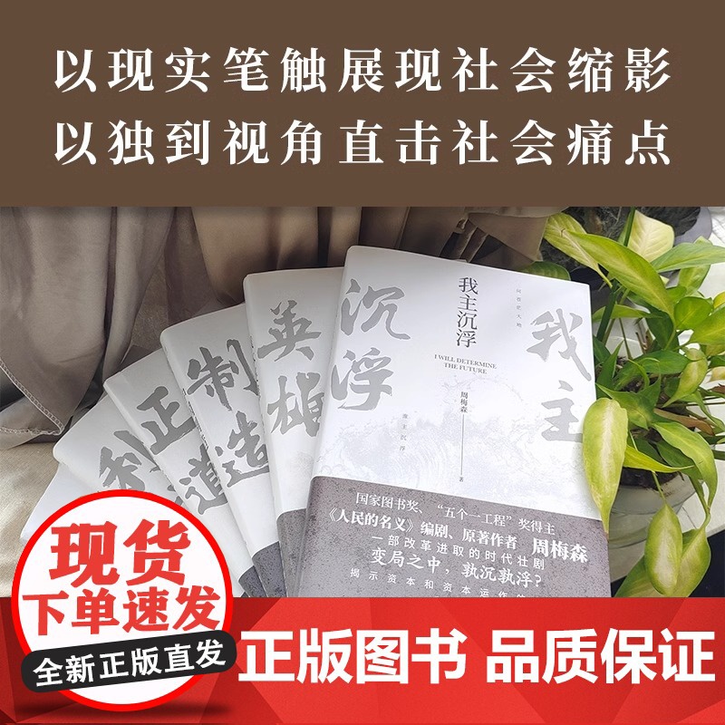[央视网]我主沉浮 人民的名义 编剧 原著作者周梅森倾力打造 教科书级反腐小说 于交锋与博弈中窥见资本和资本运作的秘密X高清大图