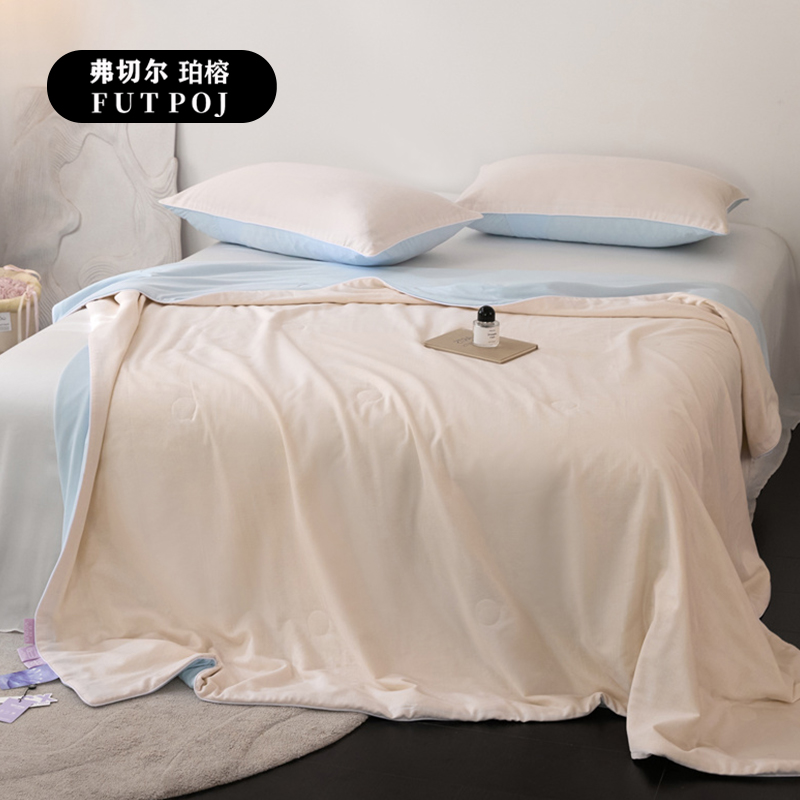 弗切尔珀榕 FTDC251578 锦氨全棉双层纱双面两用大豆夏被高清大图