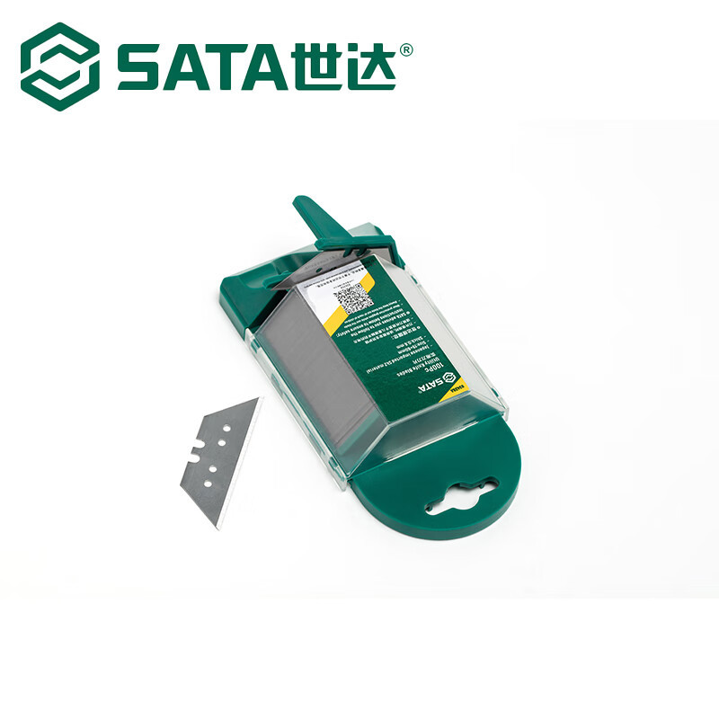 世达(SATA)100件套 实用刀梯形刀片 93435A高清大图