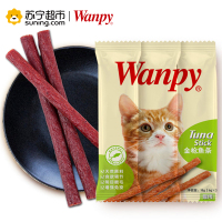 Wanpy顽皮猫零食猫用金枪鱼条18g*20入猫咪零食磨牙营养肉干奖励食品