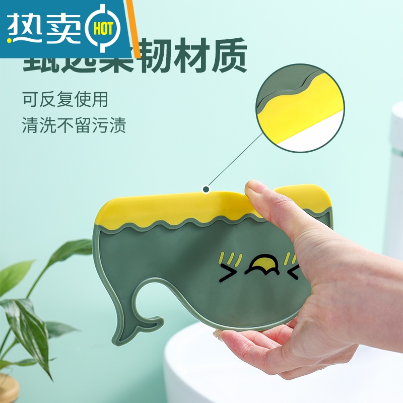 敬平迷你小刮水器刮玻璃洗手台浴室卫生间清洁刷板镜子洗手台除雾铲子 蓝色擦玻璃器高清大图