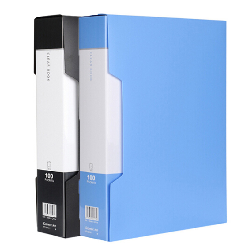 齐心 PF100AK A4资料册 文件册 文件夹 100袋 (个)