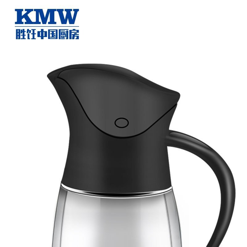 KMW天工玻璃油瓶套装Gtoolsyh0047自动开合无孔盖装油壶400ml+250ml防漏油酱油瓶醋瓶调料瓶调味瓶罐