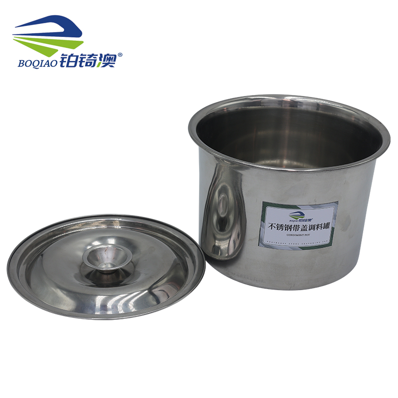 铂锜澳不锈钢带盖调料罐 个高清大图