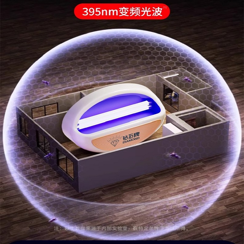 [苏宁宜品严选]钻石牌灭蝇灯餐厅饭店用商用挂墙式新型粘捕式商铺灭蚊灯神器高清大图