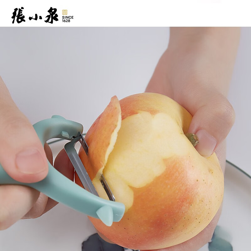 张小泉厨师刀家用削切菜刀多功能厨房刀具不粘涂层人体工学设计耐用锋利高清大图