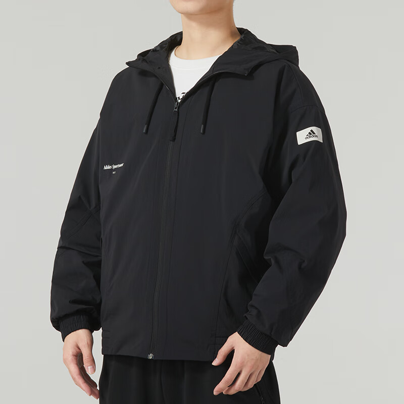 阿迪达斯 (adidas)男装上衣 新款时尚运动服防风透气舒适夹克外套IP4980 ZP