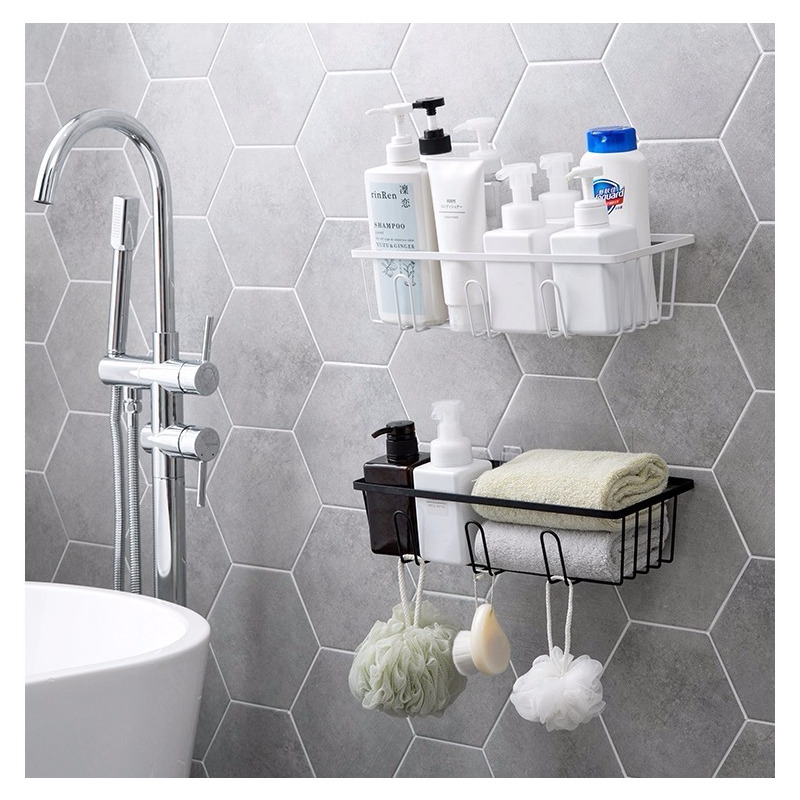 浴室置物架卫生间置物神器壁挂架洗手间收纳架免打孔洗漱台三角架