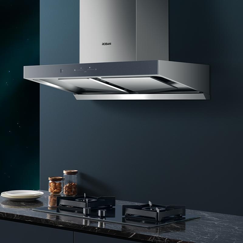 老板robam领航家油烟机23m06风量欧式触控式抽油烟机顶吸单烟机变频
