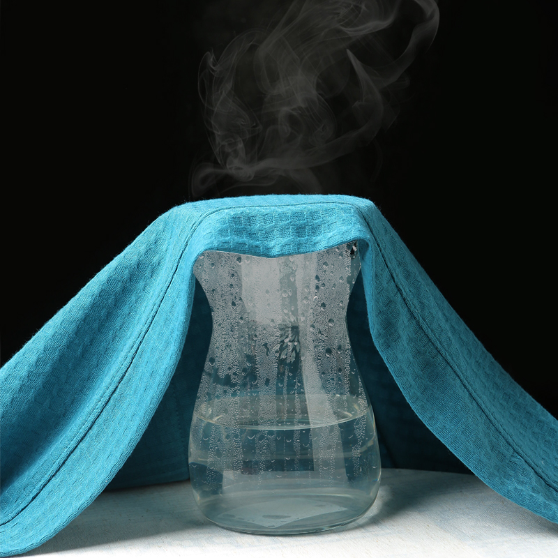 幸福派 春夏季浴袍女薄款华夫格情侣睡袍男女士夏天七分袖韩版浴衣吸水高清大图