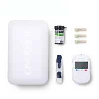 强生(Johnson)稳择易型家用医用虹吸式全自动免调码血糖仪套装【血糖仪+50片试纸+50采血针】