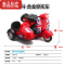 真智力Q版合金车跨斗摩托车模型儿童玩具车声光回力车小绵羊卡通小汽车