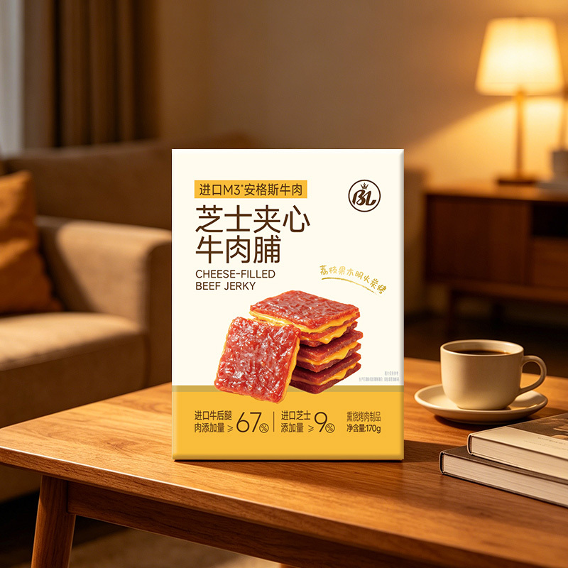 BL芝士牛肉脯(肉糜脯)170g高清大图