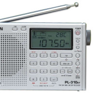 [黑色和银色可选] 德生 PL-310ET全波段四六级英语高考校园广播收音机便携式立体声收音机大学高中高考听力