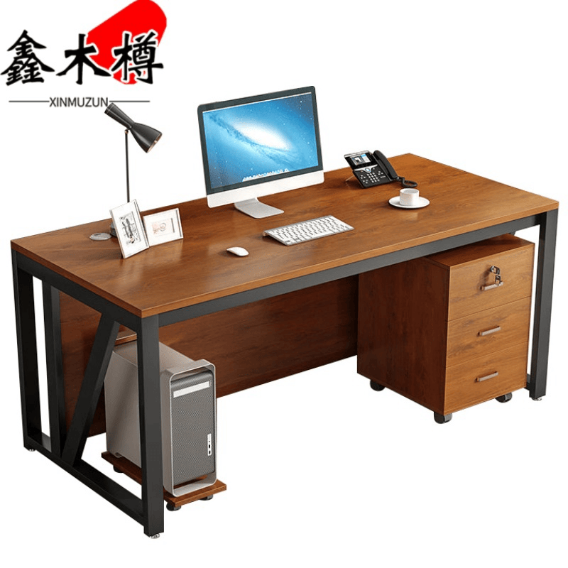 鑫木樽办公桌 1.2m 套高清大图
