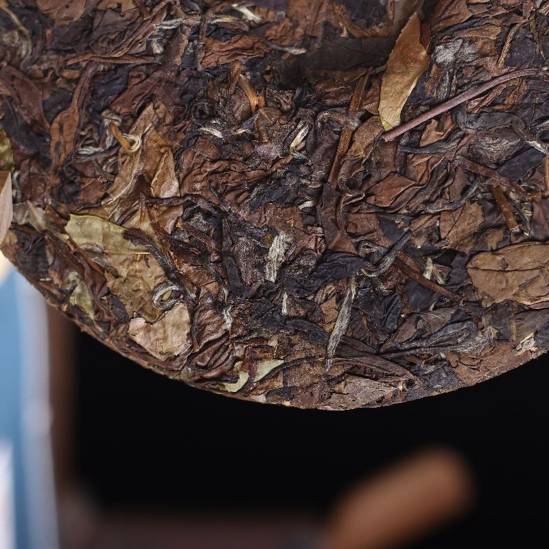 福建茶叶福鼎老白茶陈年茶饼清热降火寿眉大白茶350克/饼非礼盒装 一饼非礼盒