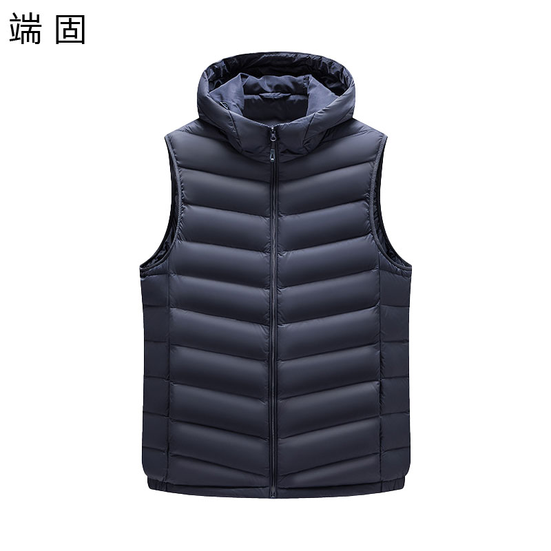 端固 90鸭绒连帽羽绒马甲羽绒服背心 LCC-168 件高清大图