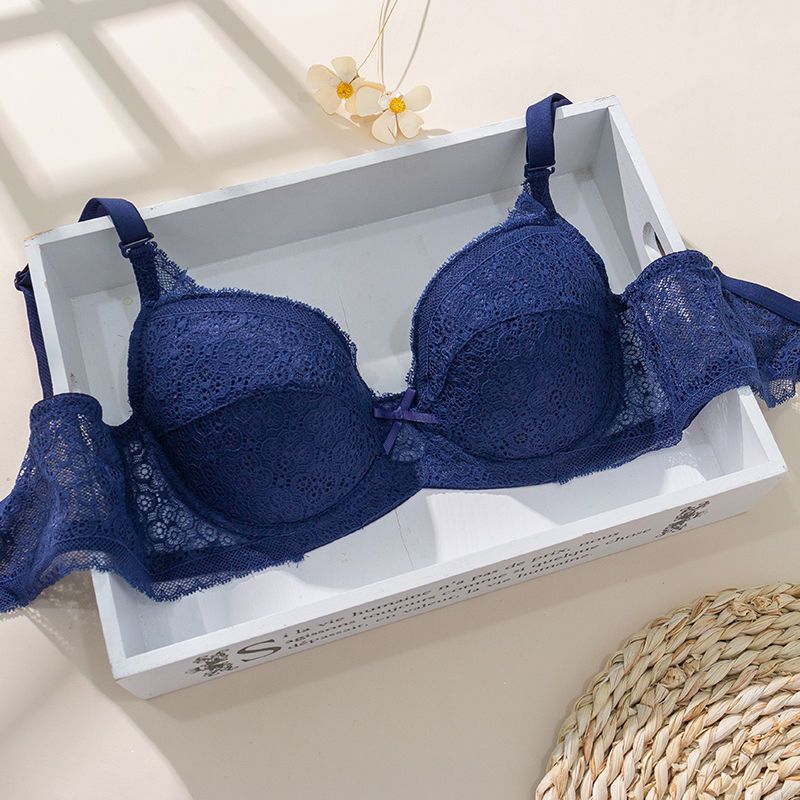 古拉苏80160斤胖mm大码大胸显小内衣女聚拢薄款胸罩文胸有钢圈肤色80b