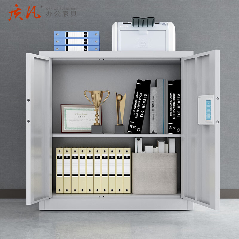 质凡 保密柜单节柜无抽电子密码锁 /ZF-BMG40/970*420*900mm(厚度0.6mm)高清大图