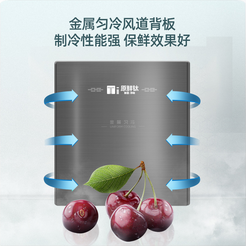 新飞(Frestec)母婴系列503升十字四门超薄可嵌入双变频一级风冷无霜变温调湿除菌冰箱 BCD-503WK8AT