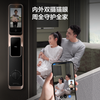 TCL 智能锁 指纹锁C10R Pro家用防盗门密码锁一握开智能门锁电子门锁3D人脸分布式猫眼锁十大开锁方式