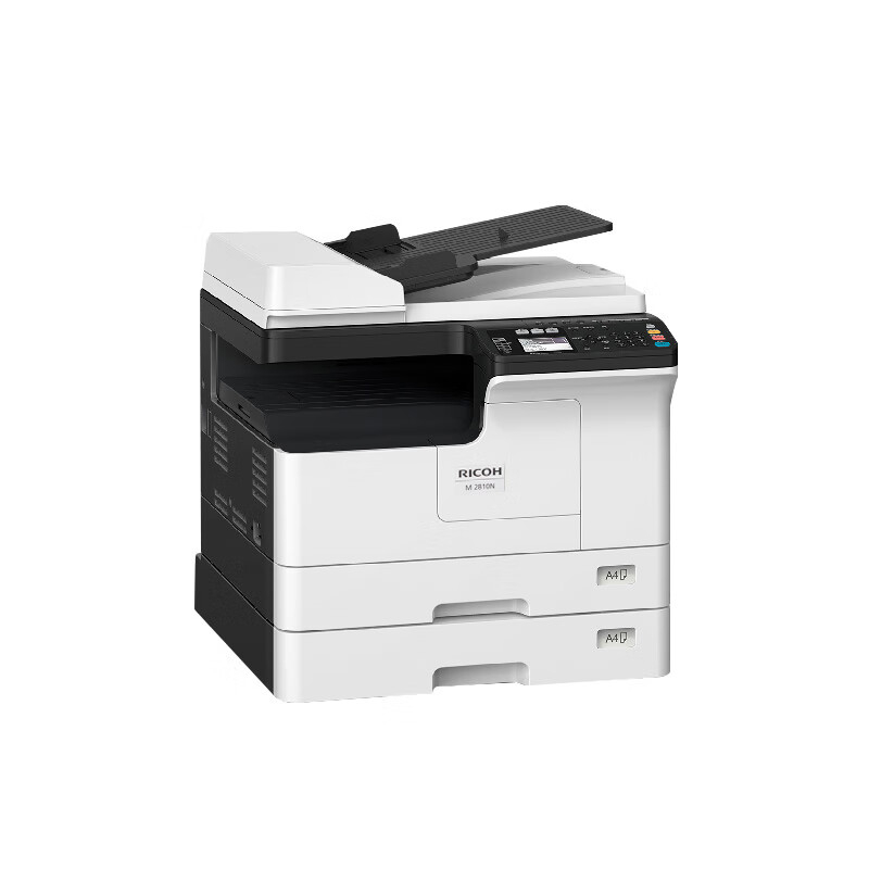 理光(Ricoh)M2810N A3复合机 黑白激光打印复印扫描/有线网络 主机+送稿器+双纸盒(计价单位:台)高清大图