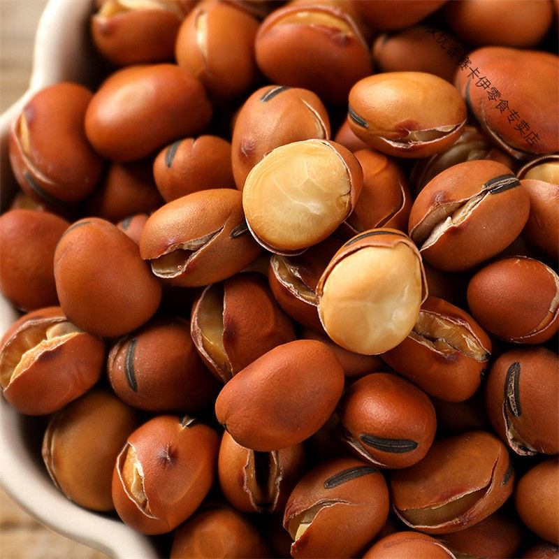 农家香炒蚕豆胡豆豌豆盐炒原味微甜小胡豆传统休闲零食散装批发