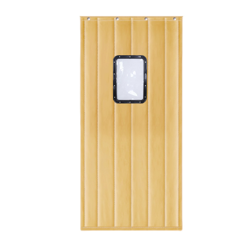 天空桥 棉门帘 MML-11金黄色40*60cm四层棉 平方米高清大图